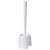 IKEA 201.595.22 Toilet Brush/Holder, 13.70x4.00x2.50 inch, White