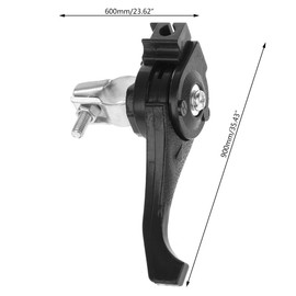 WOWOWO Universal Lawnmower Throttle Lever with Screw Connection for 23-27mm Handlebar Cutter