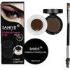 SANIYE Sombra y Gel Pomada Para Cejas Cepillo Incluido Long