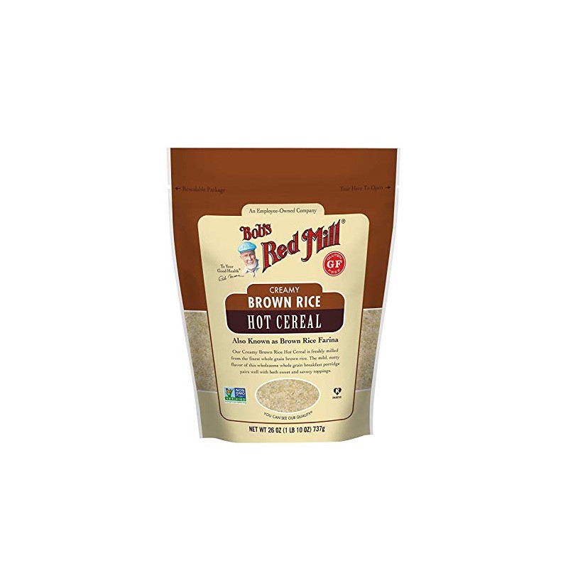 Bob's Red Mill Creamy Rice Farina Hot Cereal, Brown, 26