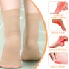 IKOPFLN 1 Paar Knöchelbandage Gel Heel Socken Knöchelschutz Fußgelenkbandage Ferse