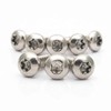 Qrity 50PCS M4x20mm Self Tapping Screw, Torx Pan Head Screws,