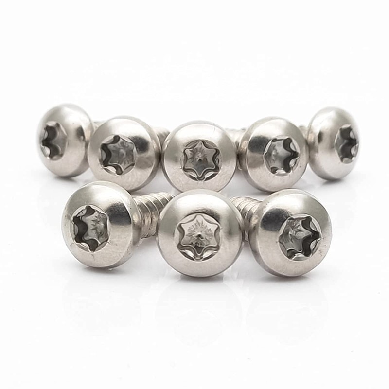 Qrity 50PCS M4x20mm Self Tapping Screw, Torx Pan Head Screws,