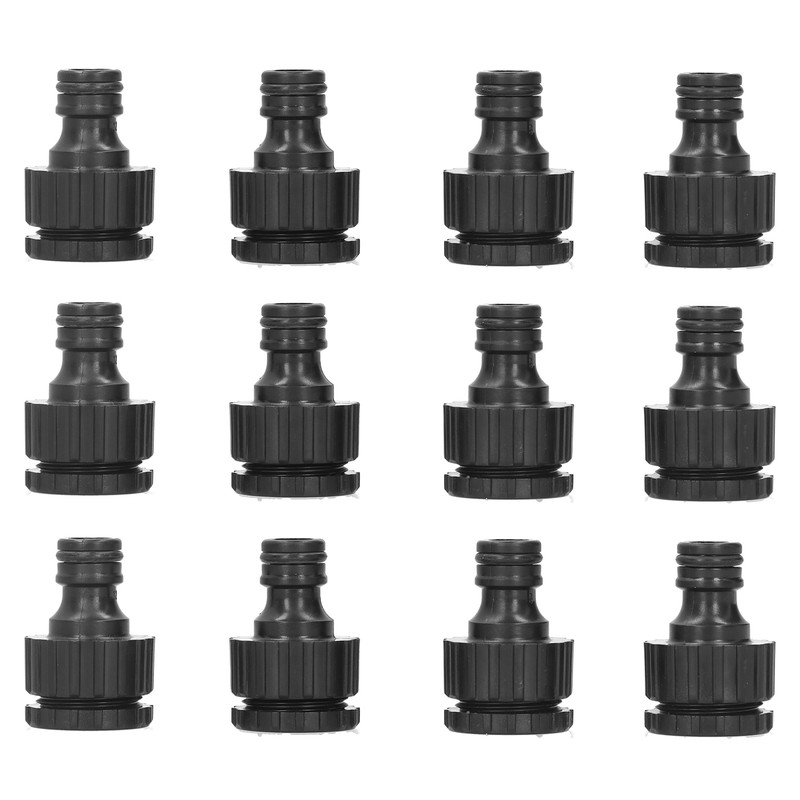 12PCS G1/2 G3/4 Female Thread Faucet Garden Hose Adapter Reusable