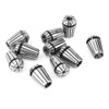 ER20 collet collet 10-piece set (3mm, 1/8, 4mm, 5mm, 6mm,