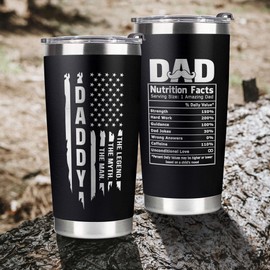 Dad Gifts - Tumbler 20Oz for Christmas, Birthday - Ideas for Son & Daughter