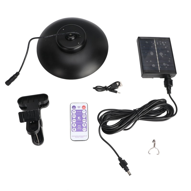 Outdoor Solar Umbrella Lights IP65 Waterproof Timed Function Brightness Adjustable