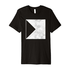 Geometric Triangle Square Shapes Geometry Art Distressed Premium T-Shirt