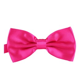 DonDon Elegant Bow Tie DonDon Bow tie with Clip – ready tied, adjustable and in various colours. - Pink