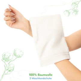 Hammetex Bath Towels 15 x 22 cm, Extra Soft and Absorbent 100% Cotton, 2-Piece Lightweight and Durable Bath Towel, Perfect for Bath, Spa and Gym, Cream