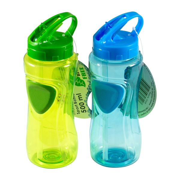 Uniware 500 Ml Tritan Sport Bottle (Blue and Green- Set) [7072-b]