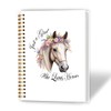XUNLURY Just a Girl Who Loves Horses Notebook, Gifts for