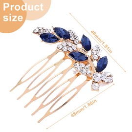 YNYCIPZ Hair Comb Wedding Hair Comb Rhinestone Wedding Hair Comb Wedding Gift for Girls Mum (Pack of 4)