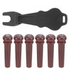 Guitar Bridge Pin Pegs Puller Cocobolo Wood Stringed Instrument Accessories