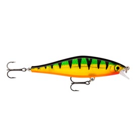 Rapala - Shadow Rap Shad Angelköder - Angelzubehör für Große Fische - Süßwasser Spinnköder - Lauftiefe 0.9-1.2m - Fischköder 9cm, 12g - Hergestellt in Estland - Legendary Perch