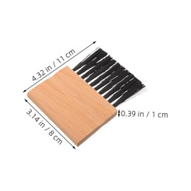 WOONEKY 2pcs Durable Cleaning Brushes for Baseball and Softball Ergonomic Grip for Home Plate Maintenance Essential Umpire Accessories for Sports Enthusiasts