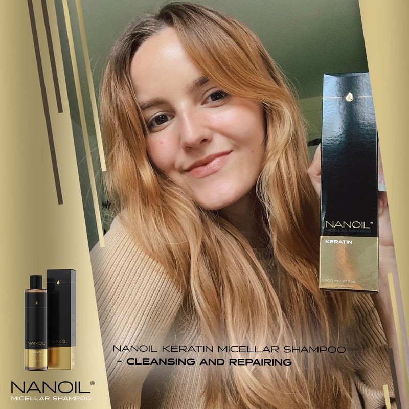 Micellar Shampoo with Keratin Nanoil Keratin Micellar Shampoo 300 ml