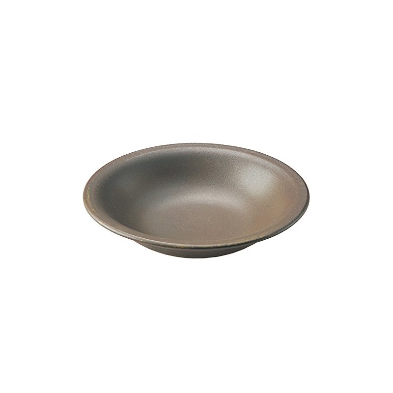Banko Ware 33-107 Open Fire Ceramic Plate, Small Tea Glaze