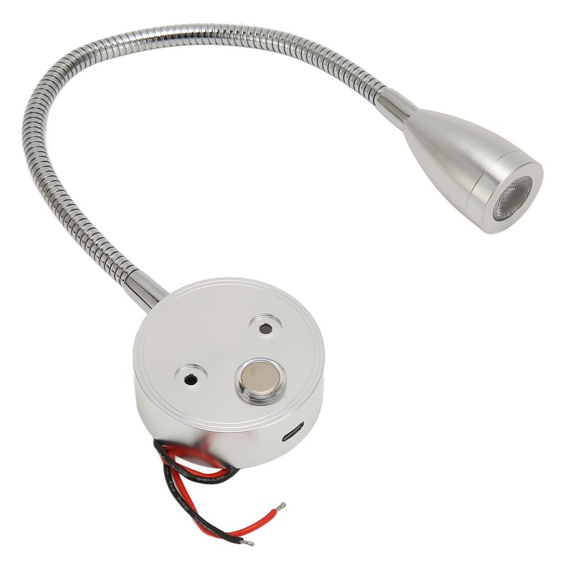 LED Wall Mounted Reading Light Touch Control 3 Color Temperature