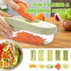 17-Piece Multifunctional Vegetable Chopper, Onion Dicer, Professional Kitchen Slicer, Food