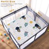 Baby Play Mats for Floor, 50x50 Playpen Mat Thick Soft
