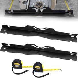 Kbiykuy Heavyweight Toe Alignment Tool, Black Wheel Alignment Tool, Wheel Angle Alignment Tools for Car, Truck, SUV, and Vehicle, Includes 2 Dual Metric and Imperial Measuring Tapes