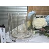 Clear 2-Tier Drink Mix Organizer, Acrylic Storage Holder with 6