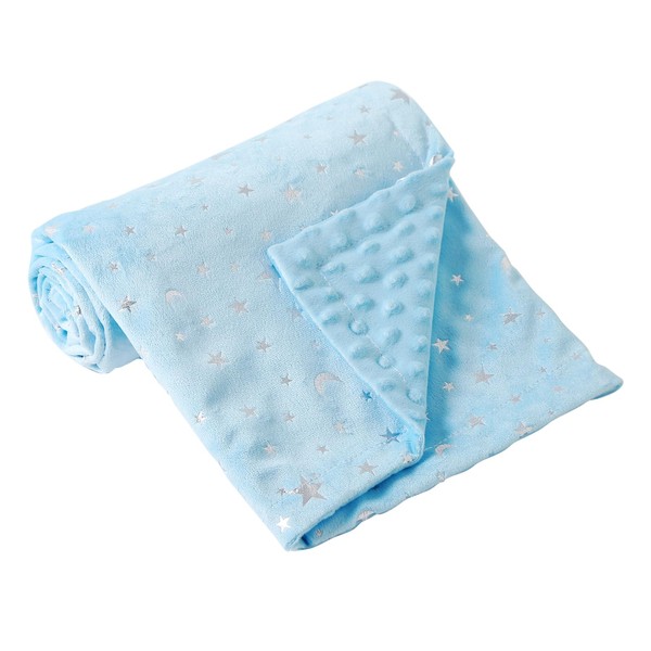 iEvolve Baby Blanket Ultra Soft Double Layer with Dotted Backing