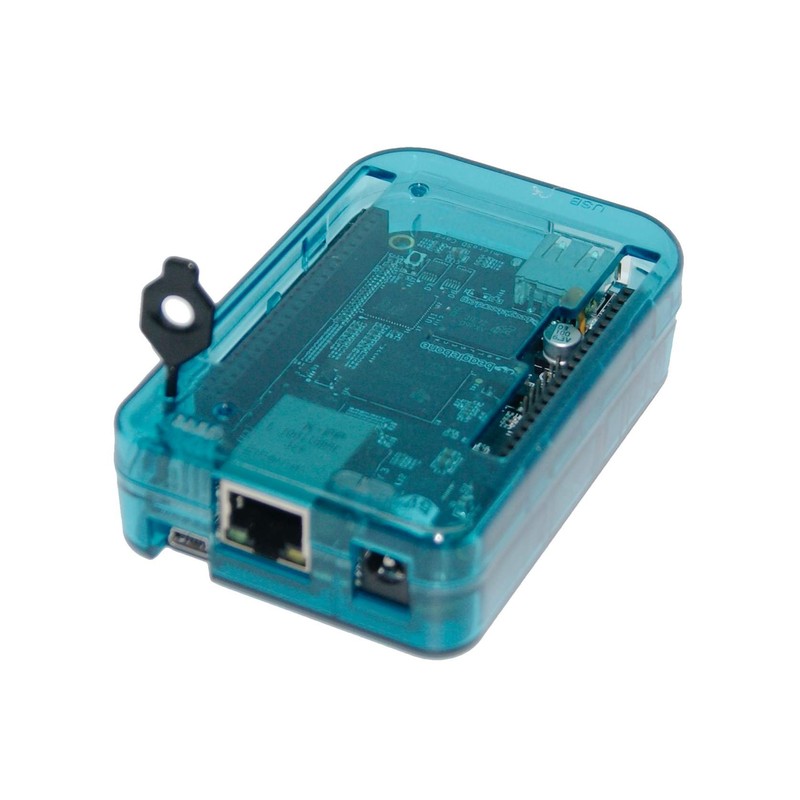 SB Components New! Case for BeagleBone Black Transparent (Blue) Assemble