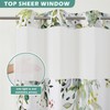 Shellspace No Hook 3 in 1 Shower Curtain with Snap