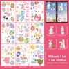 Easter Decorations Window Clings - 103 PCS Easter Window Stickers