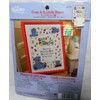 Bucilla Counted Cross Stitch Birth Record Kit, 10 by 13-Inch,