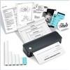 Jadens Portable Thermal Printers,Wireless Bluetooth Smart Printer with 6 Roll