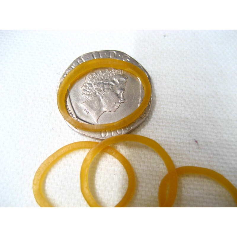 100pcs Small Rubber Elastic Bands Elastic Bands tie for Packing