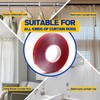 LUTQ 26 Ft Curtain Rod Tape - Smooth and Silent