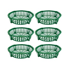 OFXDD Plant Trays - 6 Pcs Planting Basket for Onion - Plastic Trays for Flower Bulbs - Reusable Seedling Trays for Gardening, 11.22 Inch
