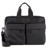 Mandarina Duck Men's District District Briefcase, black ink, Contemporary