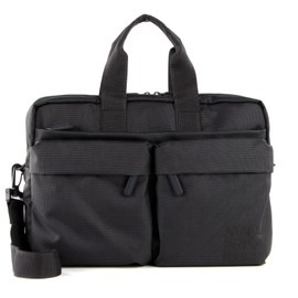 Mandarina Duck Men's District District Briefcase, black ink, Contemporary