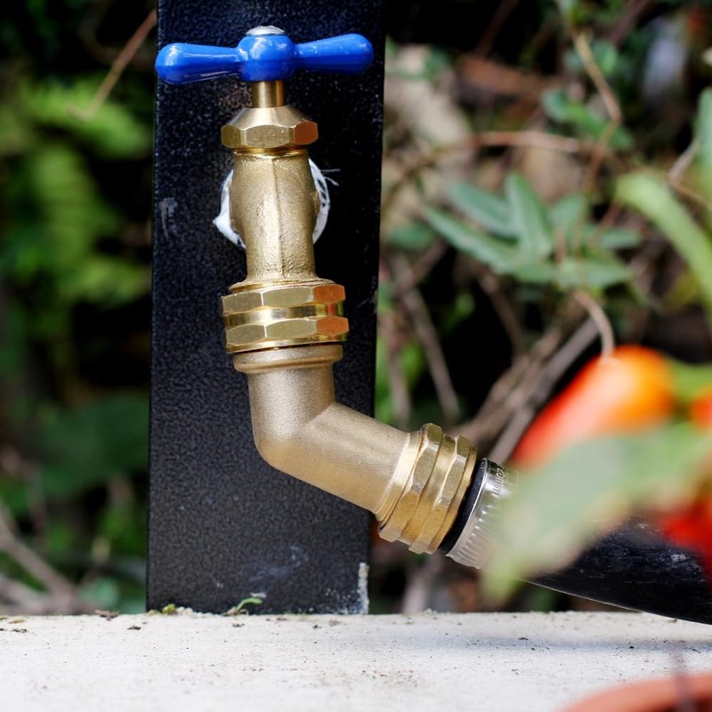 SIGURANTA Garden Hose Elbow Connector 45 Degree Hose Extender Solid