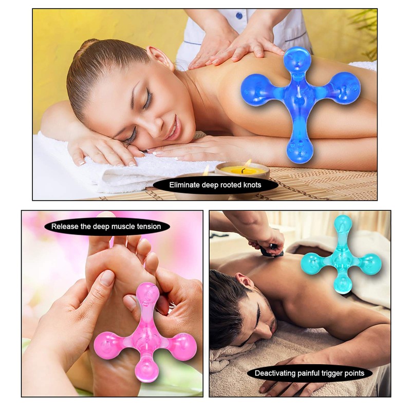 Layhou 4 Point Trigger Point Massager Trigger Point Reflexology Body