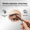 2x Eye Brow Pencil Twist and Shape Combi, Brown –