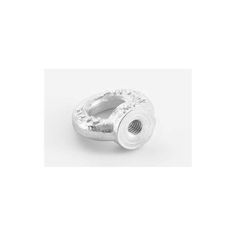 Ring nut/eyelet nut, M8, DIN 582, galvanised steel, pack of