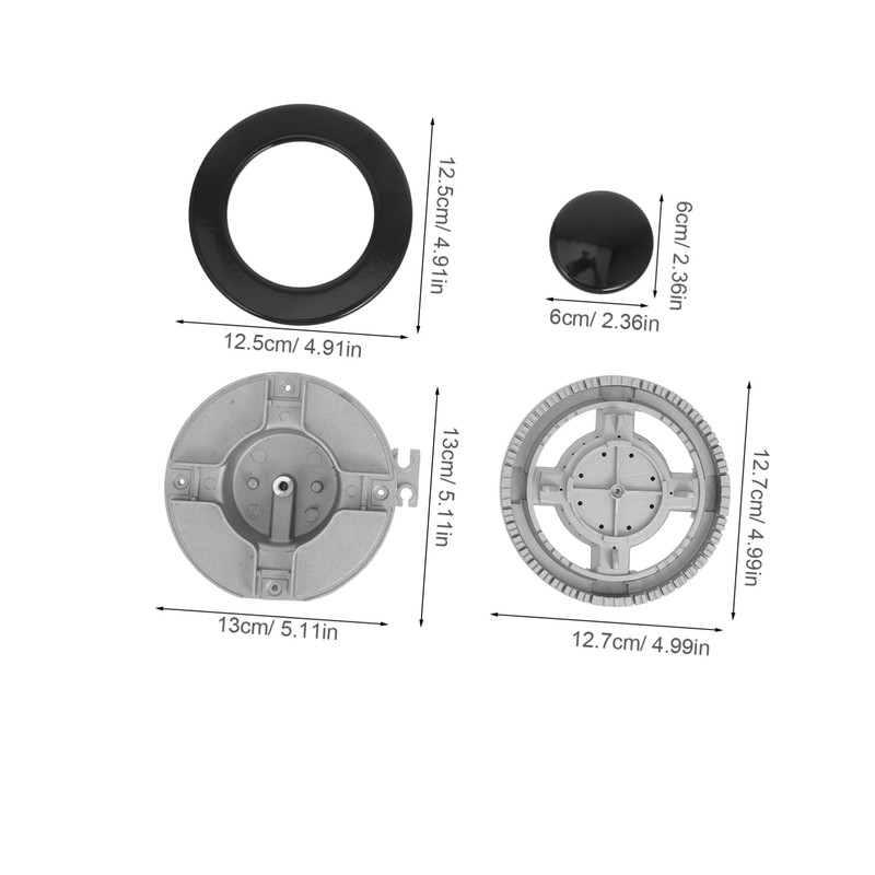 Uonlytech Universal Gas Stove Burner Head Cap Stove Top Cover