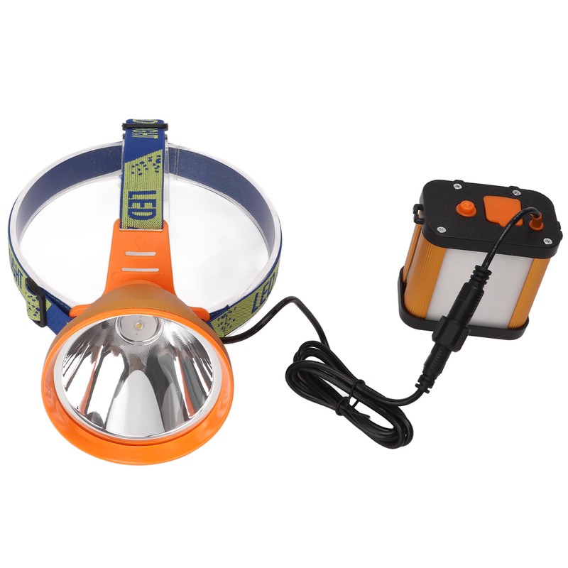 Miner Headlight Super Bright Adjustable Angle LED Headlamp with 6400mAh
