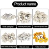 FPPO 1Inch Polishing Buffing Wheel Set,Wool Felt Cotton Mounted 3mm
