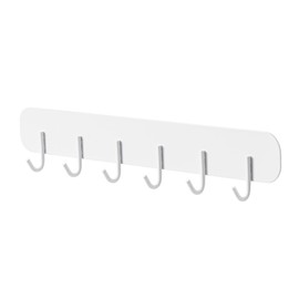 Kitchen Tool Hook, Magnet, Strong, White, Approx. W 11.4 x D 1.6 x H 1.6 inches (29 x 3 x 4 cm), 6 Tiers Hook, Magnetic Hook, Stylish, Hanging, New Life, Living Alone