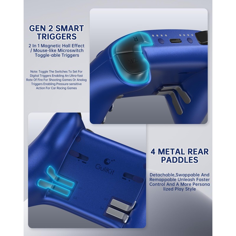 GuliKit TT MAX Wireless Controller for PC, Android, iOS, Switch