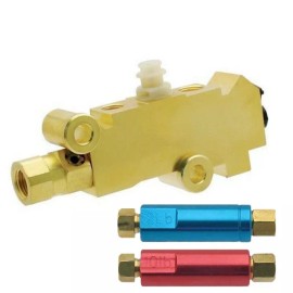 espeedpro21 1955-59 Chevy Full Size Impala Bel Air Brass Proportioning Valve for Disc/Drum