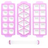 Abizarch 3 Pcs Ravioli Maker Press with 1 Rolling Pin