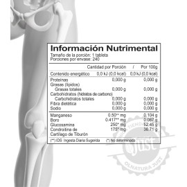 Glucosamina 240 Tabletas Boro Y Manganeso Olnatura Just